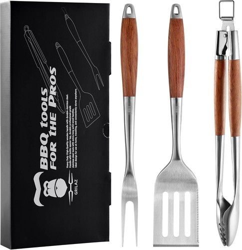 Heavy duty rosewood bbq tool - duty,