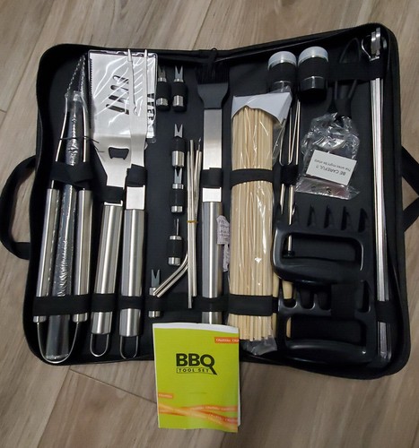 New grilling barbecue set - new,