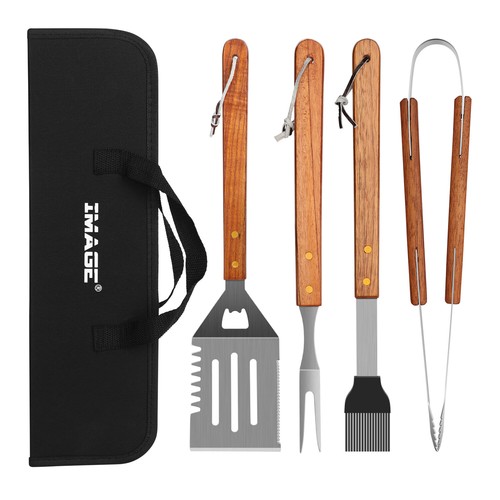 Bbq tool set stainless - bbq,
