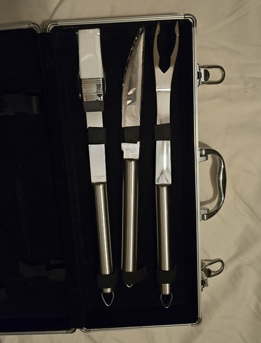 Piece bbq set stainless - 3,
