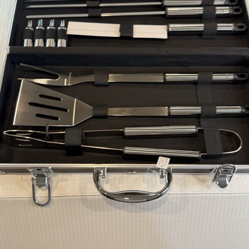 Piece stainless steel bbq - steel,