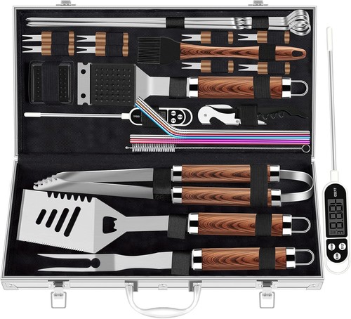 Portable bbq 26pcs extra - portable, thick