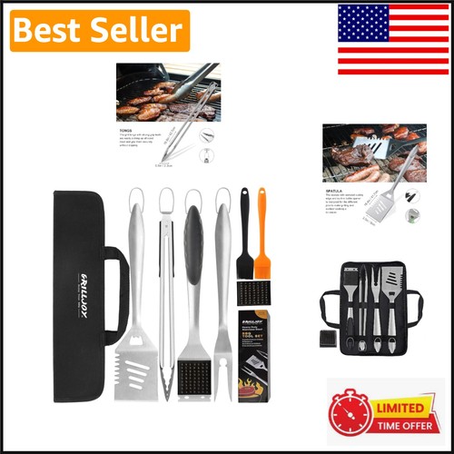 Grilljoy 8pcs bbq tool - grilljoy,