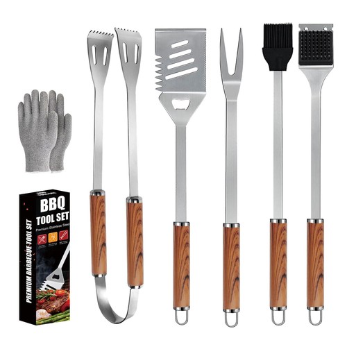 Bbq tools set 6pcs - tools,
