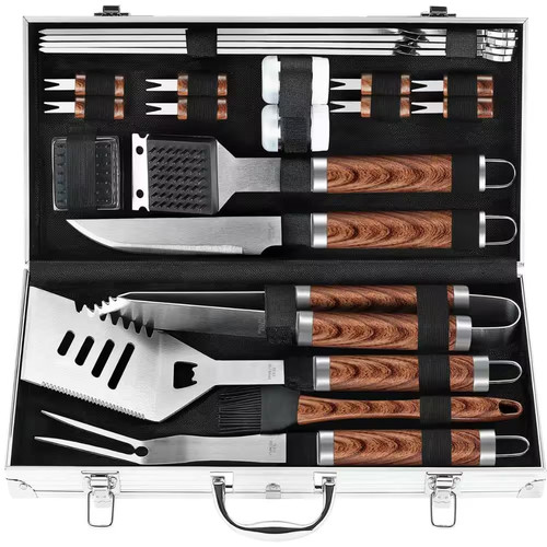Piece bbq grill - 22-piece,