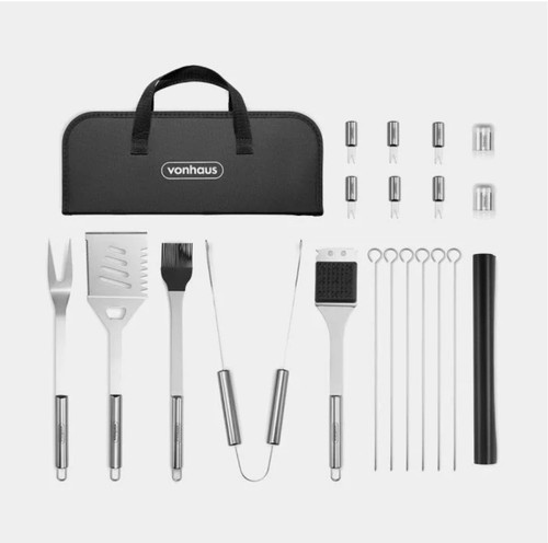 Bbq tool set with - bbq,