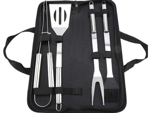 Piece stainless bbq grilling - 4-piece,