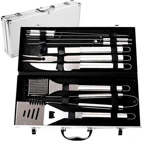 Stainless steel bbq tool set - tool,