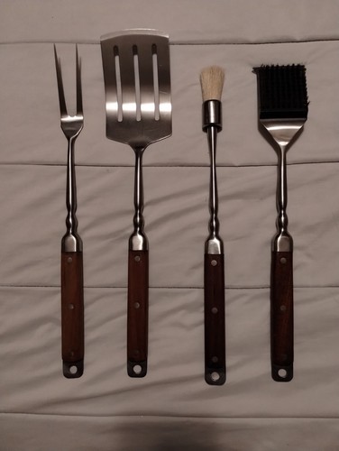 Four piece bbq grill tool - grill, set