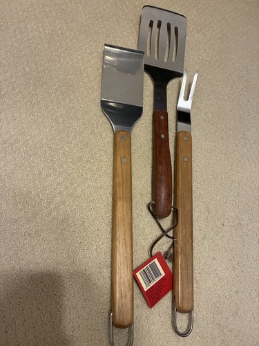 Piece bbq tool set - tool, stainless