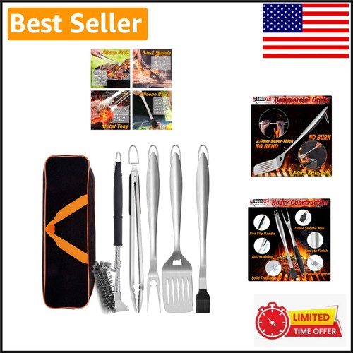 Professional piece bbq grill - 6-piece,
