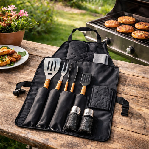 Piece bbq tool set - bbq,