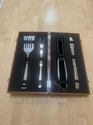 Bbq tools and box piece - and,